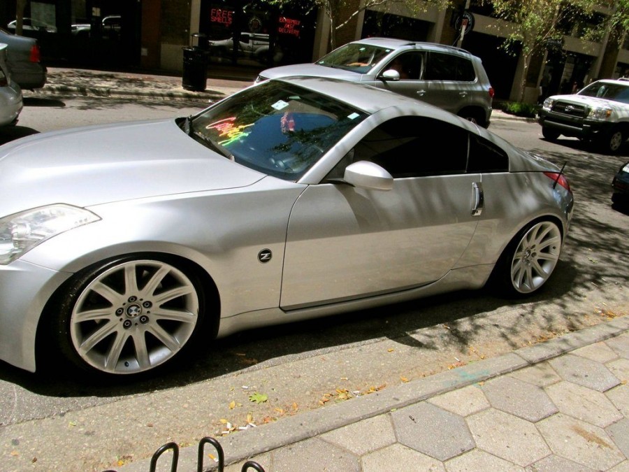 Nissan 350Z rines Borbet Style 95s 19″ 10J ET-6 235/35 ET-16
