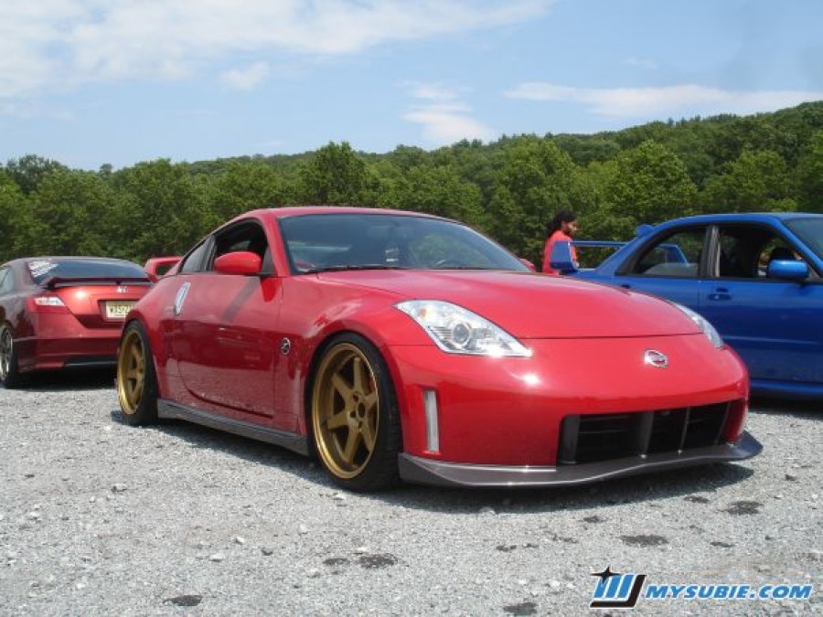 Nissan 350Z rines Varrstoen ES 2.2.2 19″ 9.5J ET12 245/35 10.5J 275/35