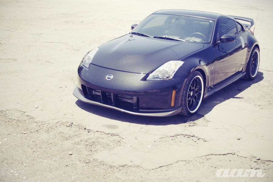 Nissan 350Z rines Rays Volk Racing SF Winning 19″ 9.5J ET19 255/30 10.5J ET17 305/30