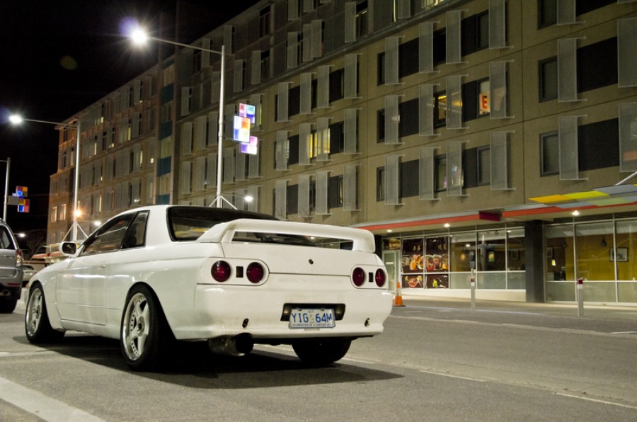 Nissan Skyline R32 roues Rays Sebring Zeiger 5 Sport R17 9.5J ET25 255/40