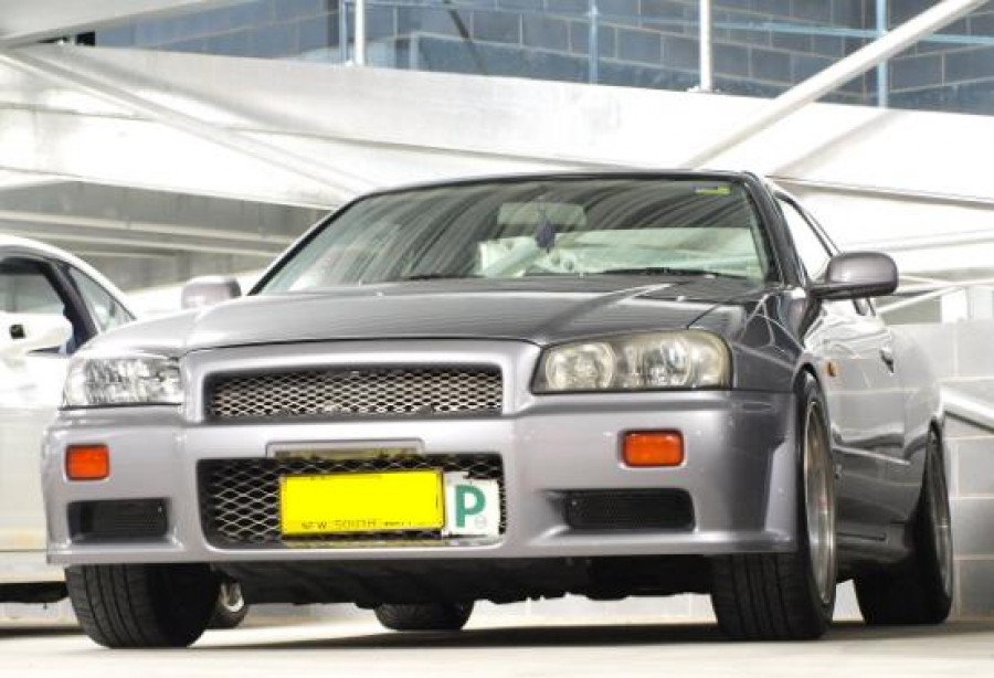 Nissan Skyline R34 roues Weds Sport Professor Mesh R17 8J ET15 225/45 9J ET17 235/45 coupe 
