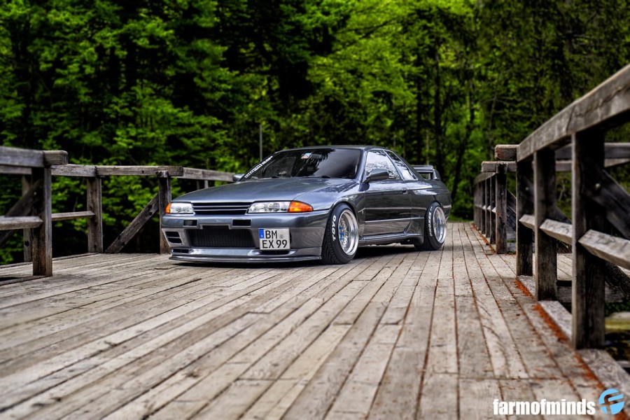Nissan Skyline R32 roues BBS RS R16 12J ET8 245/45 ET-5 GTR 
