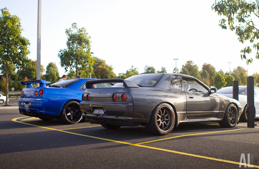 Nissan Skyline R32 roues Work Emotion XD9 R18 10J ET18 275/35 GTR 