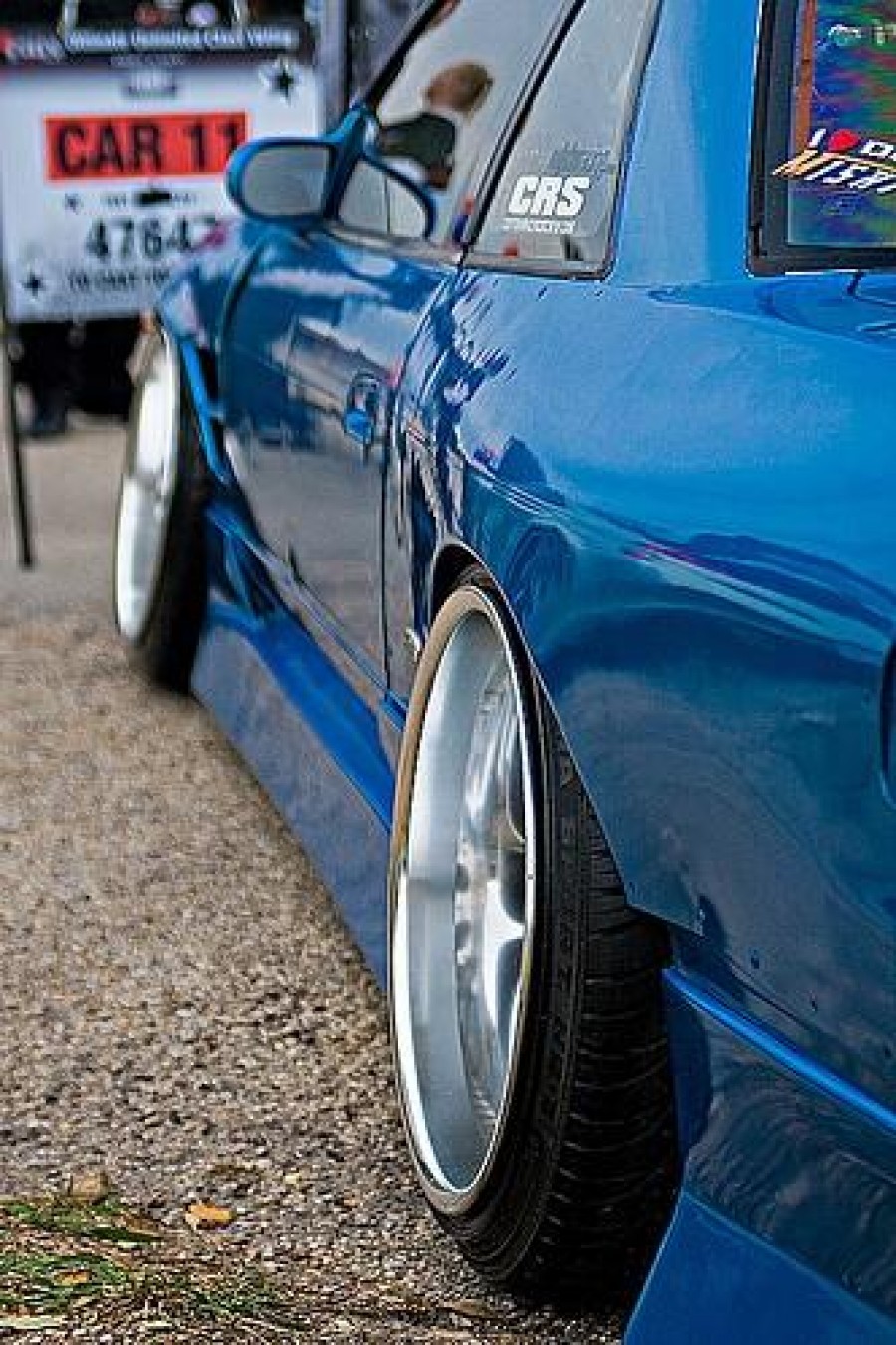 Nissan Silvia S13 roues Work Bersaglio Mesh R18 10J ET-30 225/35 12J ET-17 265/35