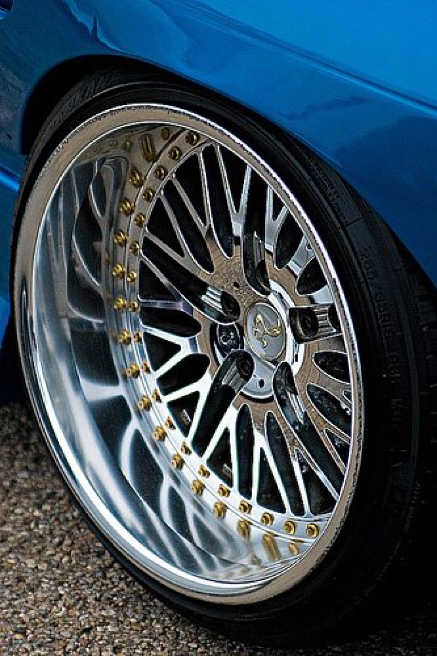Nissan Silvia S13 roues Work Bersaglio Mesh R18 10J ET-30 225/35 12J ET-17 265/35