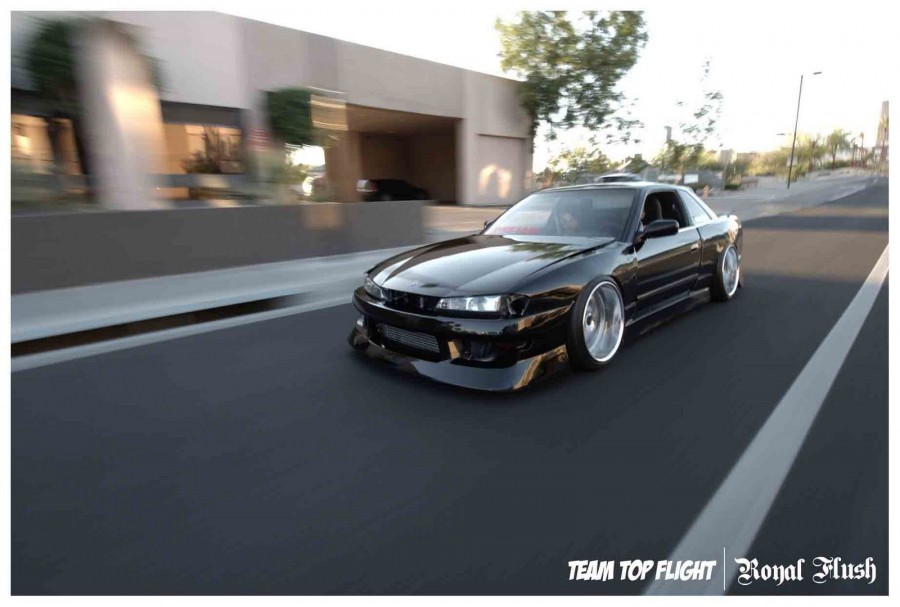 Nissan Silvia S13 roues SSR Vienna Courage R18 10J ET-34 215/35 225/40