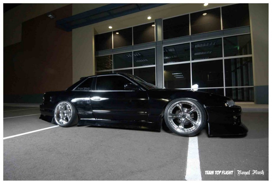 Nissan Silvia S13 roues SSR Vienna Courage R18 10J ET-34 215/35 225/40