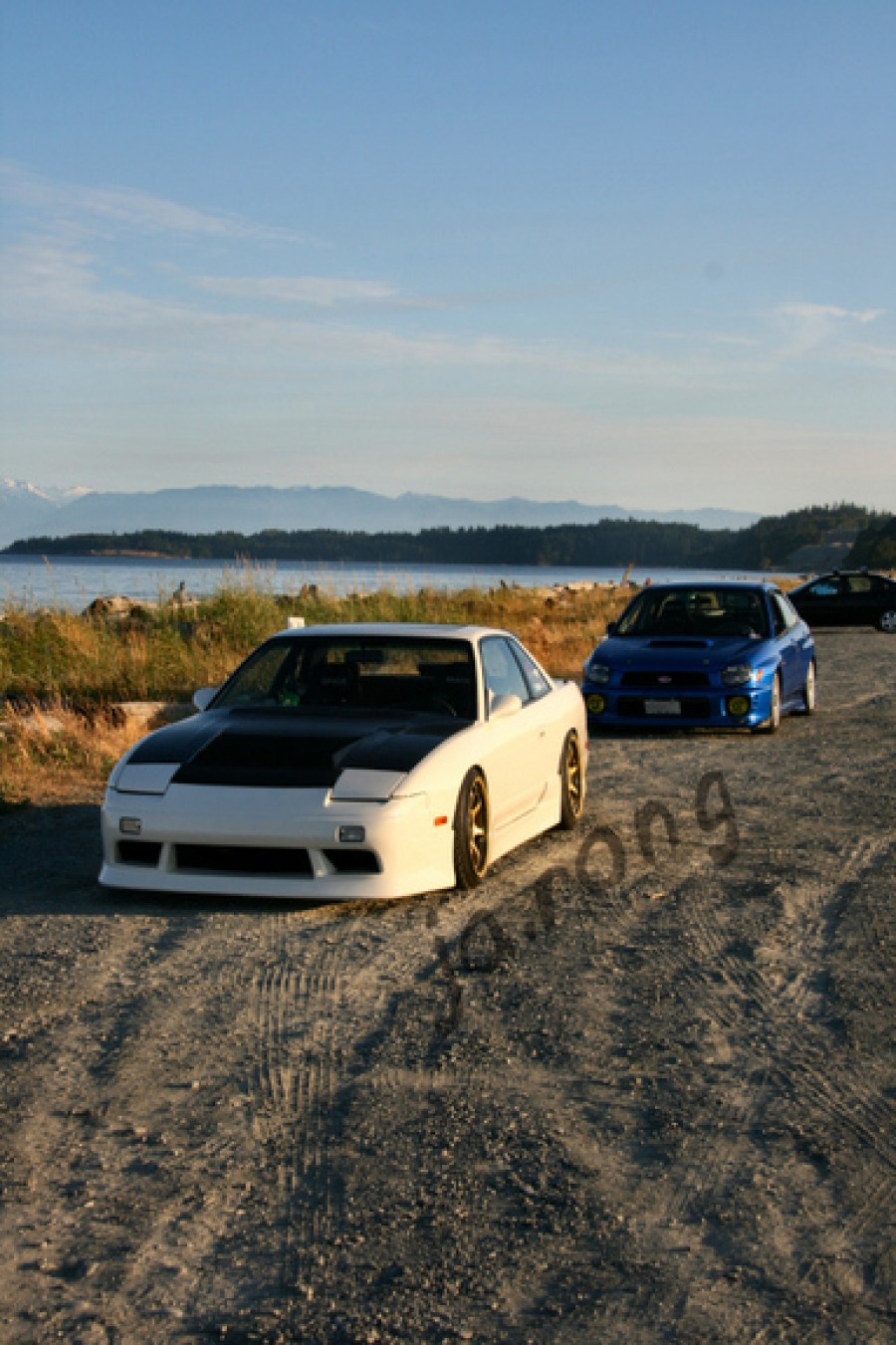 Nissan Silvia S13 roues Advan Yokohama RG R17 9.5J ET24 215/40