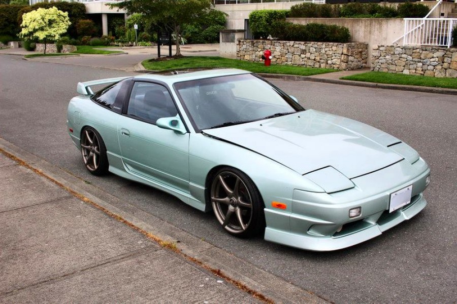 Nissan 180SX/200SX/240SX S13 roues OEM Nissan Skyline R34 GTR R18 9J ET30 215/35 235/35