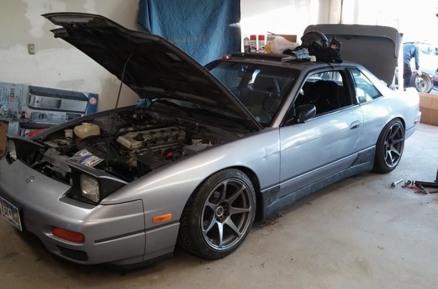 Nissan Silvia S13 roues MB Battle R17 9.5J ET15 235/40 225/45