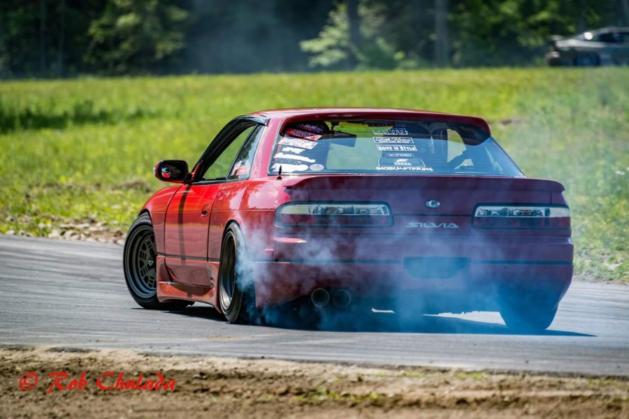 Nissan Silvia S13 roues AME F Zero 1 R15 8.5J ET-6 205/50
