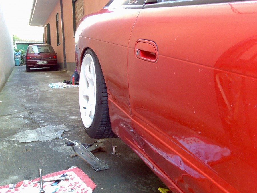 Nissan Silvia S13 roues Rays Gram Ligths 57 D R17 9J ET12 215/45