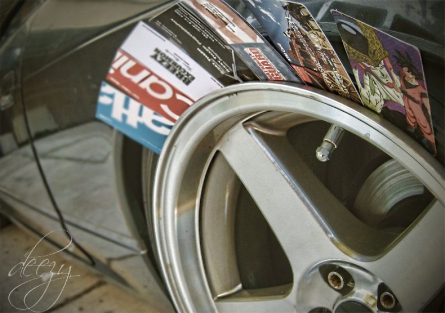 Nissan Silvia S13 roues R17 9J 205/45 ET-5 215/45