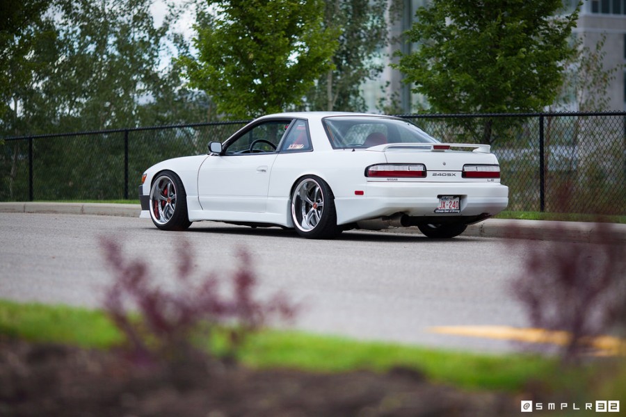 Nissan Silvia S13 roues Work VS-KF R18 9.5J ET11 225/40 11J ET20 265/35