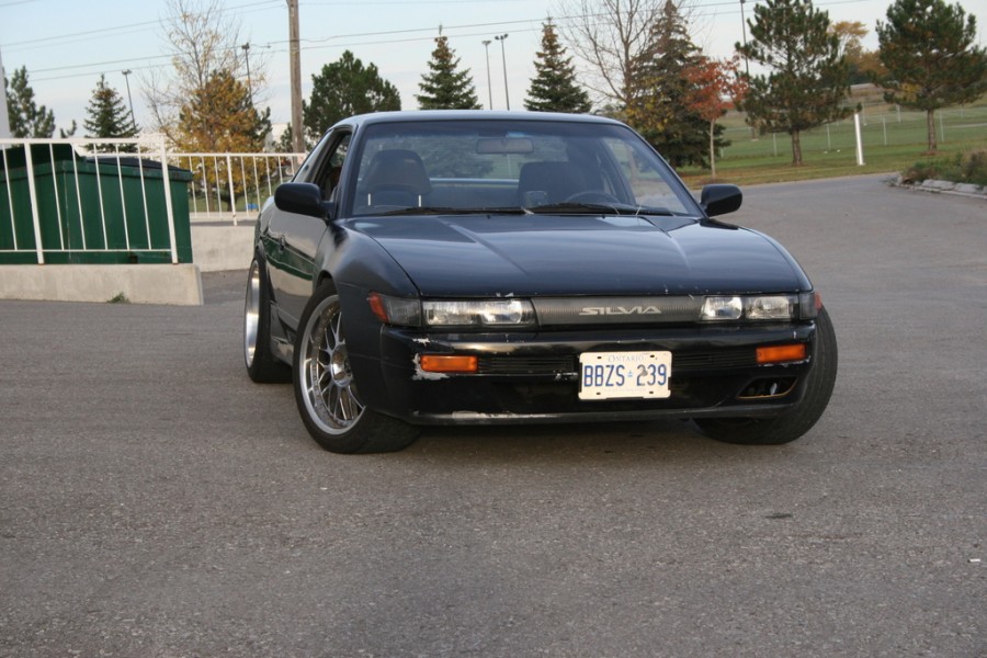 Nissan Silvia S13 roues Work VS-XX R18 8J ET7 225/35 9.5J ET9 245/35