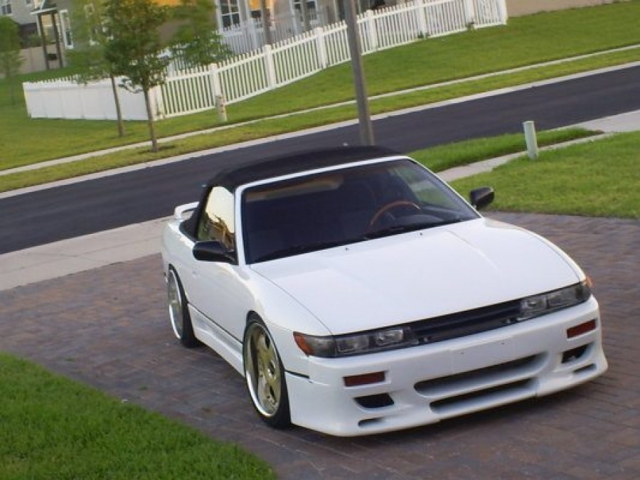 Nissan Silvia S13 roues Work Stitch Evolution R18 9J ET16 225/40 10J ET11 convertible 