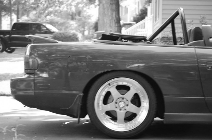Nissan Silvia S13 roues JNC 010 R17 8J ET30 225/45