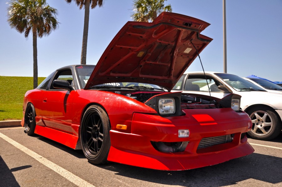 Nissan Silvia S13 roues Enkei RPF1 R18 9.5J ET15 235/40 10.5J 255/35