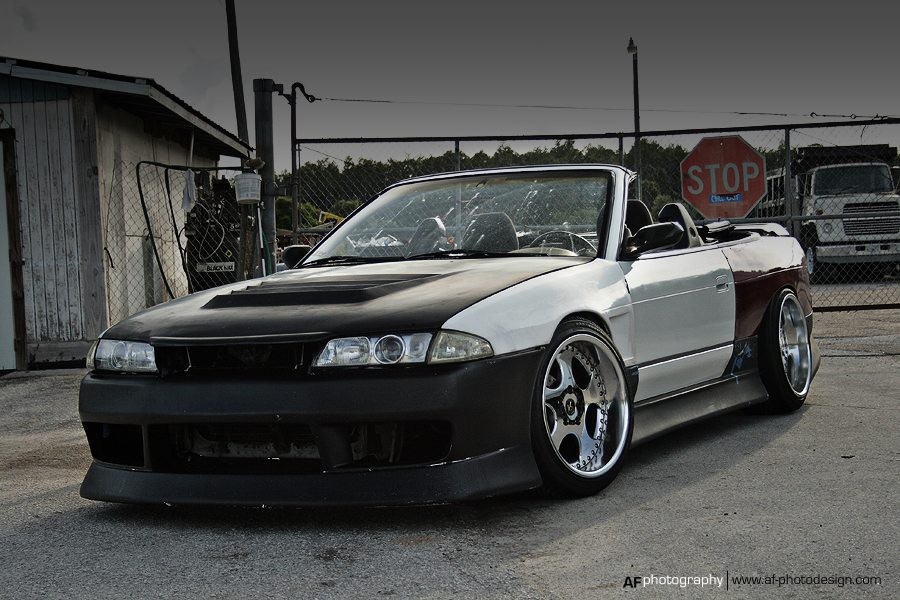 Nissan Silvia S13 roues Work VS-SD R18 10J ET-15 235/40 11J ET-17 245/40
