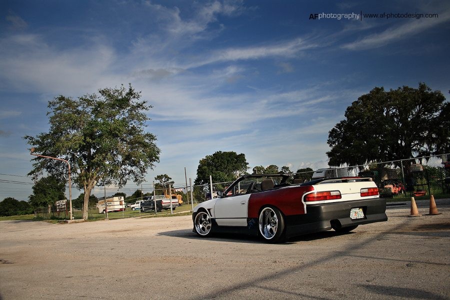 Nissan Silvia S13 roues Work VS-SD R18 10J ET-15 235/40 11J ET-17 245/40