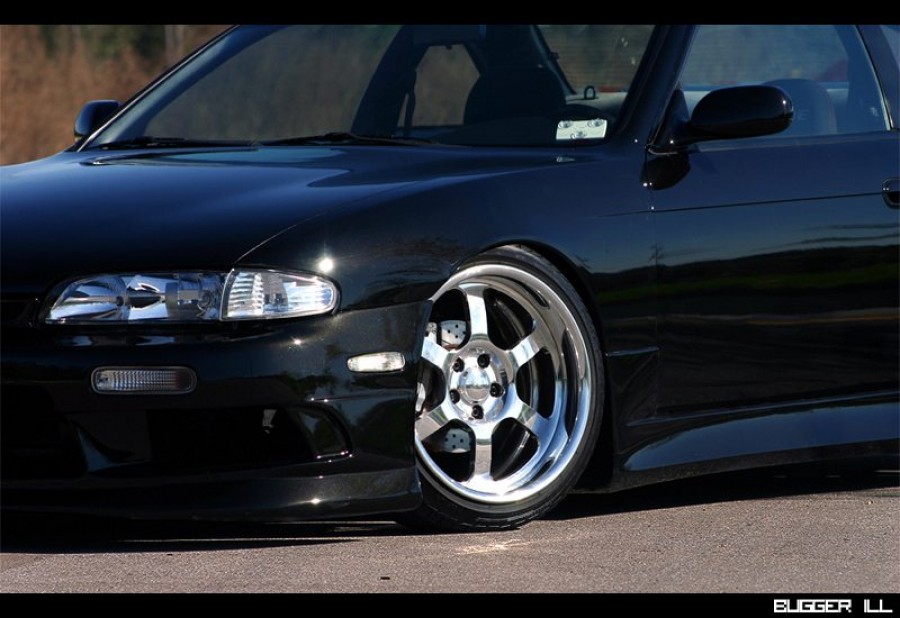 Nissan Silvia S14 roues Jline 6RL2 R18 9J ET5 225/40 10J ET10 245/40 bugger ill 