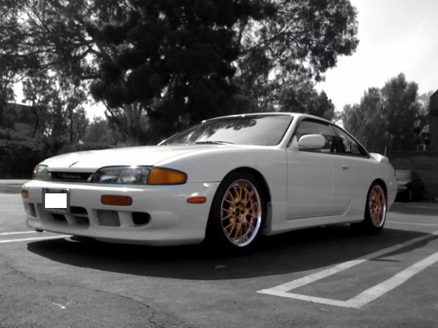 Nissan Silvia S14 roues Rays Volk Racing GT-A R17 8J ET12 225/45 9J