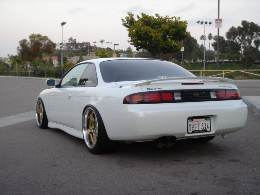 Nissan Silvia S14 roues Rays Gram Lights 57 Pro R17 10J ET25 225/35 R18 ET14 225/40