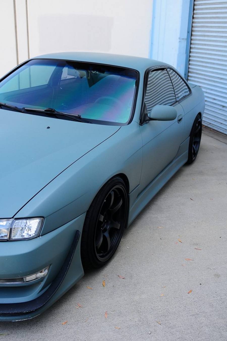 Nissan Silvia S14 roues Rays Gram Lights 57DR R18 9.5J ET12 225/40 10.5J ET22 245/40