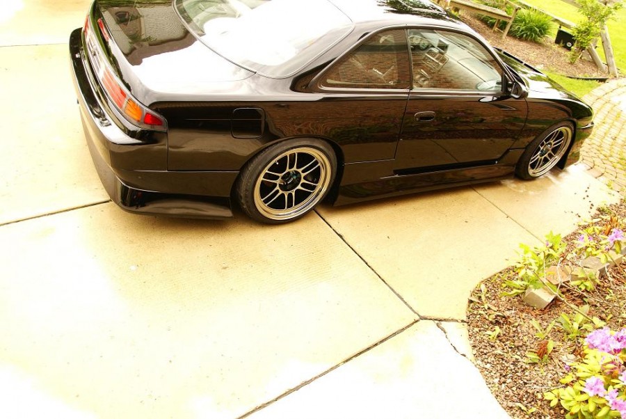 Nissan Silvia S14 roues Enkei RPF1 R18 9.5J ET15 225/40 10.5J 245/40