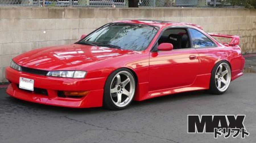 Nissan Silvia S14 roues Rays Nismo LM GT4 R18 9.5J ET12 225/40 10.5J ET15 255/35 revat619 