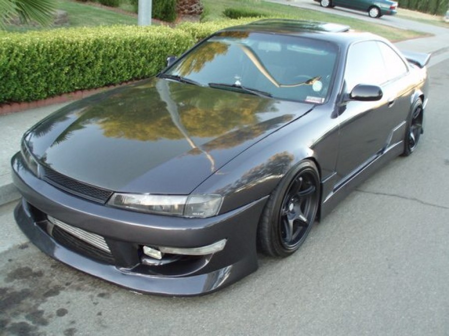 Nissan Silvia S14 roues 5Zigen FN01R-C R17 10J ET4 235/40 ET12 245/40