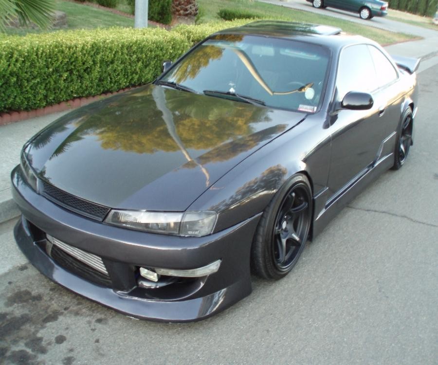 Nissan Silvia S14 roues 5Zigen FN01R-C R17 10J ET4 235/40 ET12 245/40