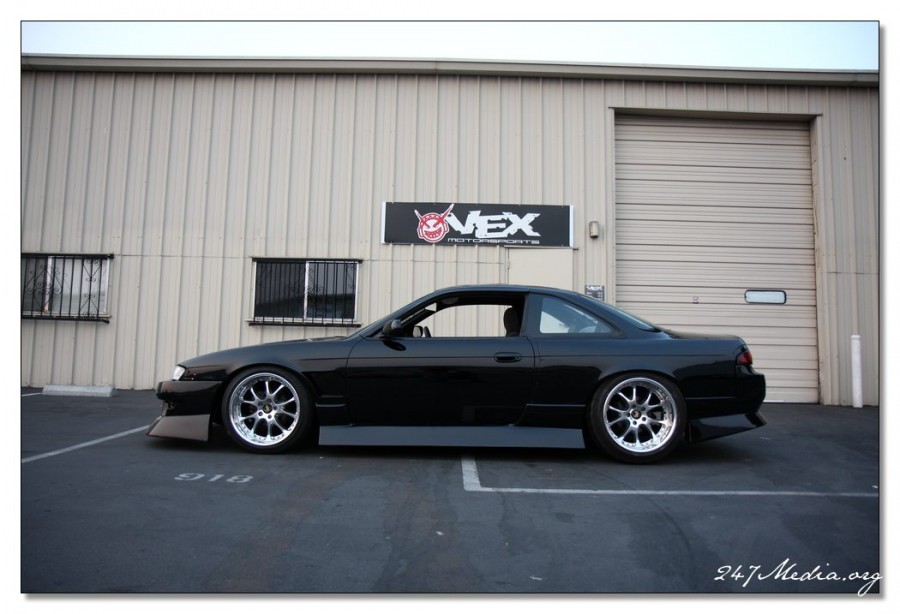Nissan Silvia S14 roues Alstadt Type-I R18 9J ET11 225/40 11J ET-7 255/40