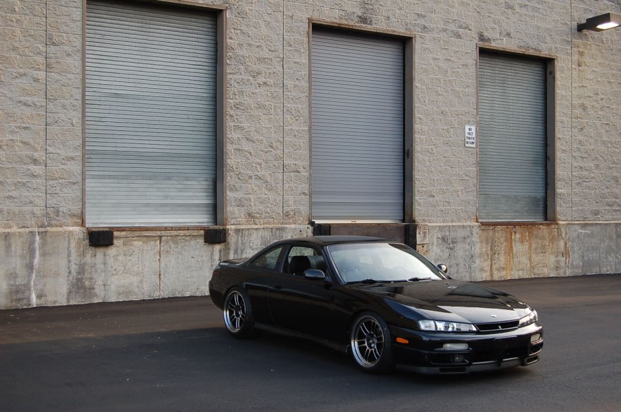 Nissan Silvia S14 roues Enkei RPF1 R18 9.5J ET15 235/40 10.5J 265/35
