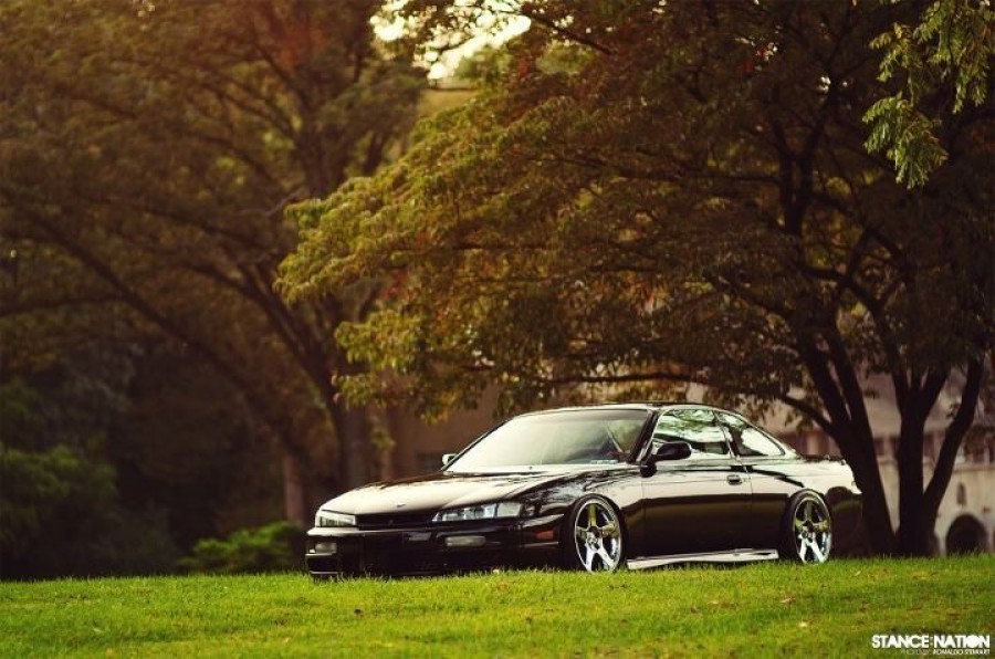 Nissan Silvia S14 roues AFS Wheels 03 Cobra R17 9J ET-13 215/40 R18 10.5J ET9 255/35