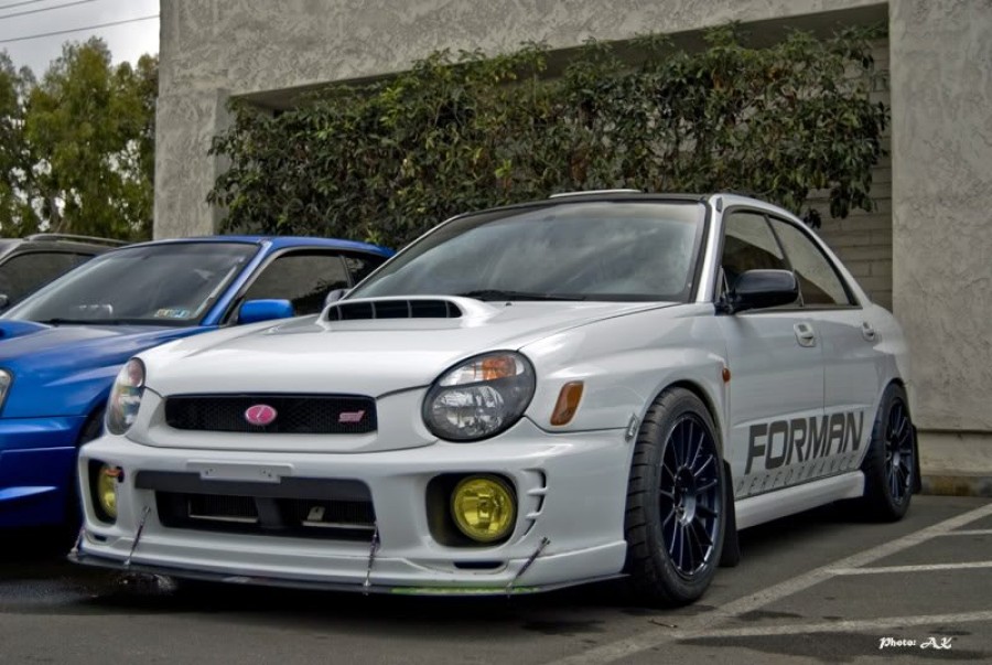 Subaru Impreza GD, GG roues Rays 57Motorsports G07WT R17 9J ET35 255/40 ET40