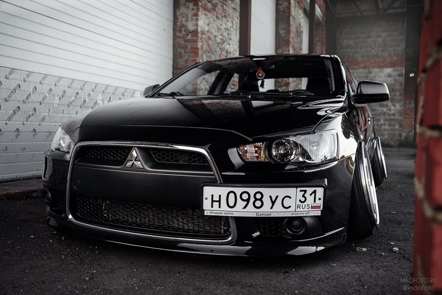 Mitsubishi Lancer X roues Weds Sport Kranze LXZ R18 11.5J ET4 12.5J ET-8