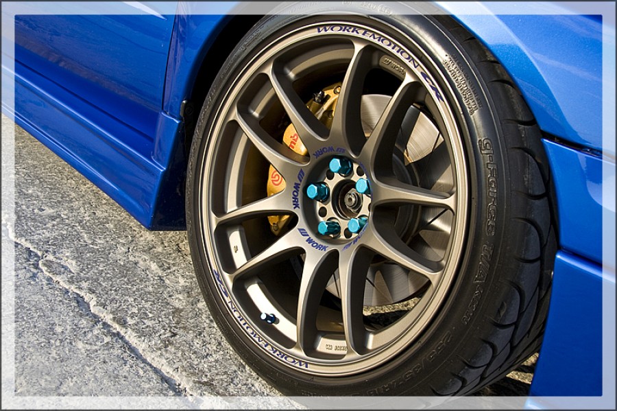 Subaru Impreza GD, GG roues Work Emotion CR KAI R18 9.5J ET38 255/35 WRX STI 