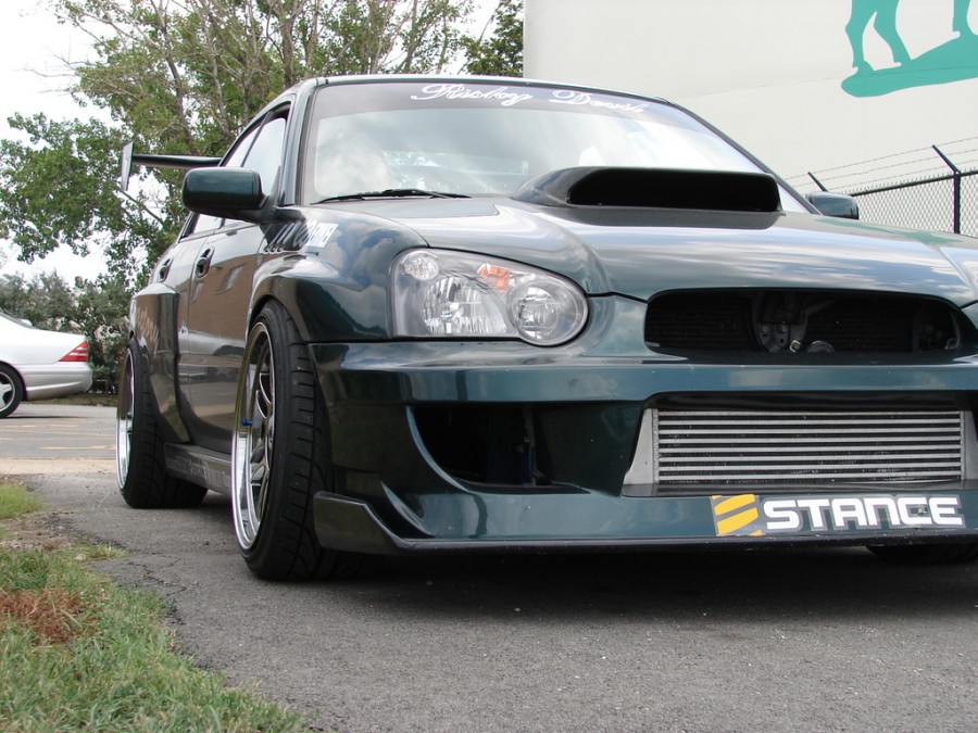 Subaru Impreza roues Enkei RPF1 R18 10.5J ET15 265/35 WRX STI 