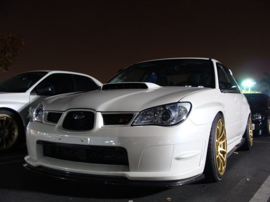 Subaru Impreza roues Advan Yokohama RS R18 10J ET35 265/35 WRX STI 