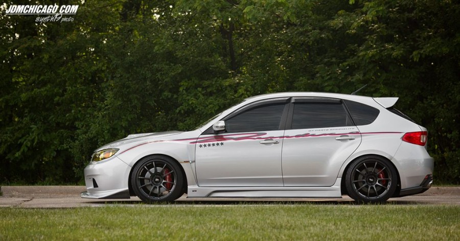 Subaru Impreza GE, GV, GH, GR roues Advan Yokohama RZ R18 10J ET25 255/35 WRX STI 