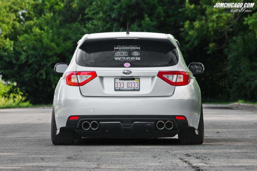 Subaru Impreza GE, GV, GH, GR roues Advan Yokohama RZ R18 10J ET25 255/35 WRX STI 