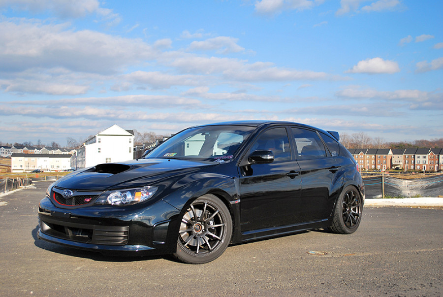 Subaru Impreza GE, GV, GH, GR roues Advan Yokohama RS R18 9J ET29 245/40 WRX STI 