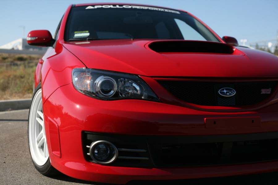 Subaru Impreza roues Enkei RPF1 R18 10J ET35 265/35 ET38 WRX STI 