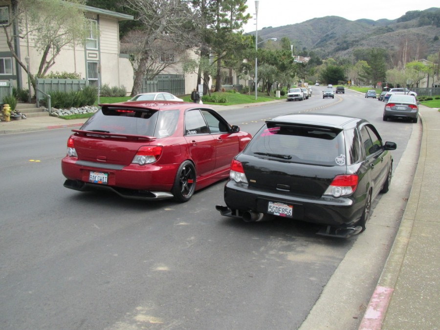 Subaru Impreza roues Rota DPT R18 9J ET42 215/40 WRX Wagon. Evilchargerfan 