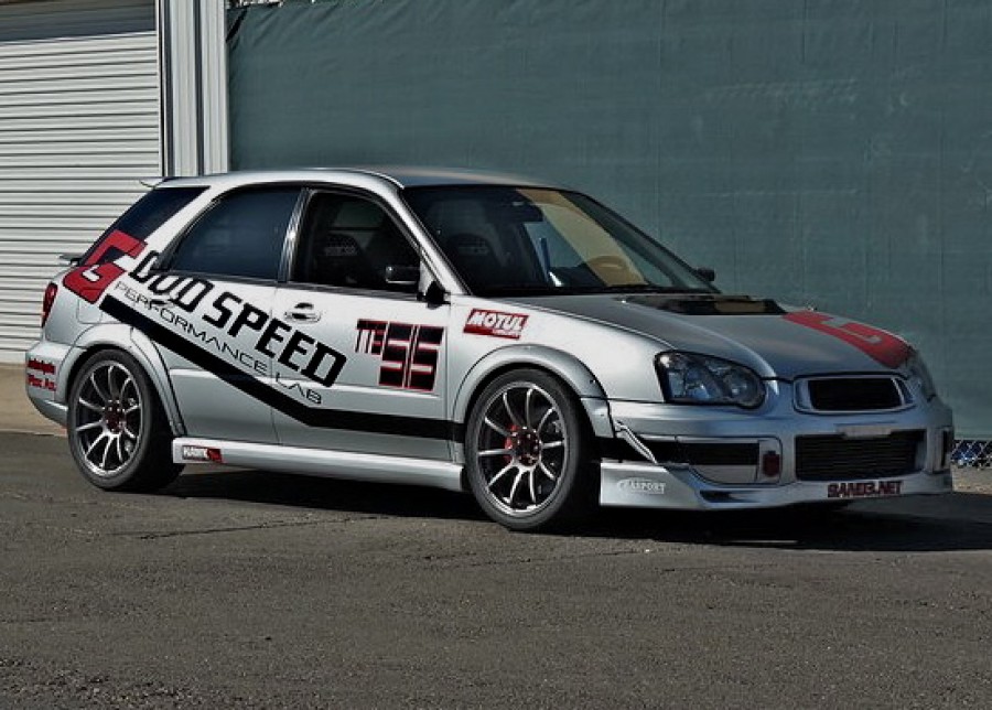 Subaru Impreza roues Rota G-force R18 9J ET35 255/35 WRX Wagon 