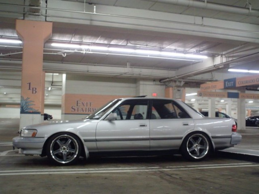 Toyota Cressida X80 roues Rays Volk Racing GT-C Face1 R18 9J ET42 225/40 10J ET32 245/40