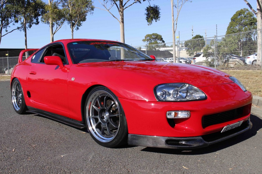 Toyota Supra A80 roues SSR Professor SP3 R19 9.5J ET37 255/35 11J ET49 305/30