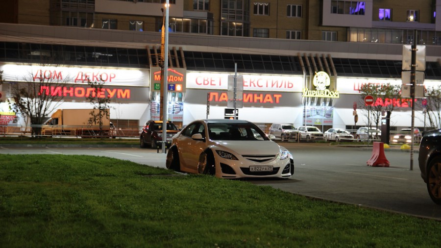 Mazda 6 2e génération roues Weds Sport Kranze LXZ R19 12J ET4 235/35 13.5J ET35 275/30 fuckhaters 