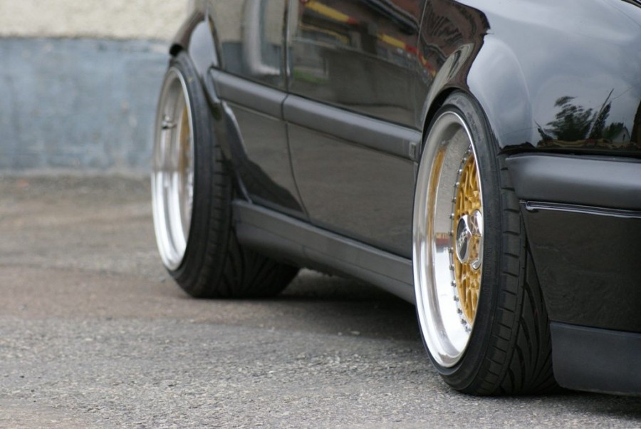 Volkswagen Golf MK3 roues BBS RS R16 8J ET11 195/40 10J 215/40